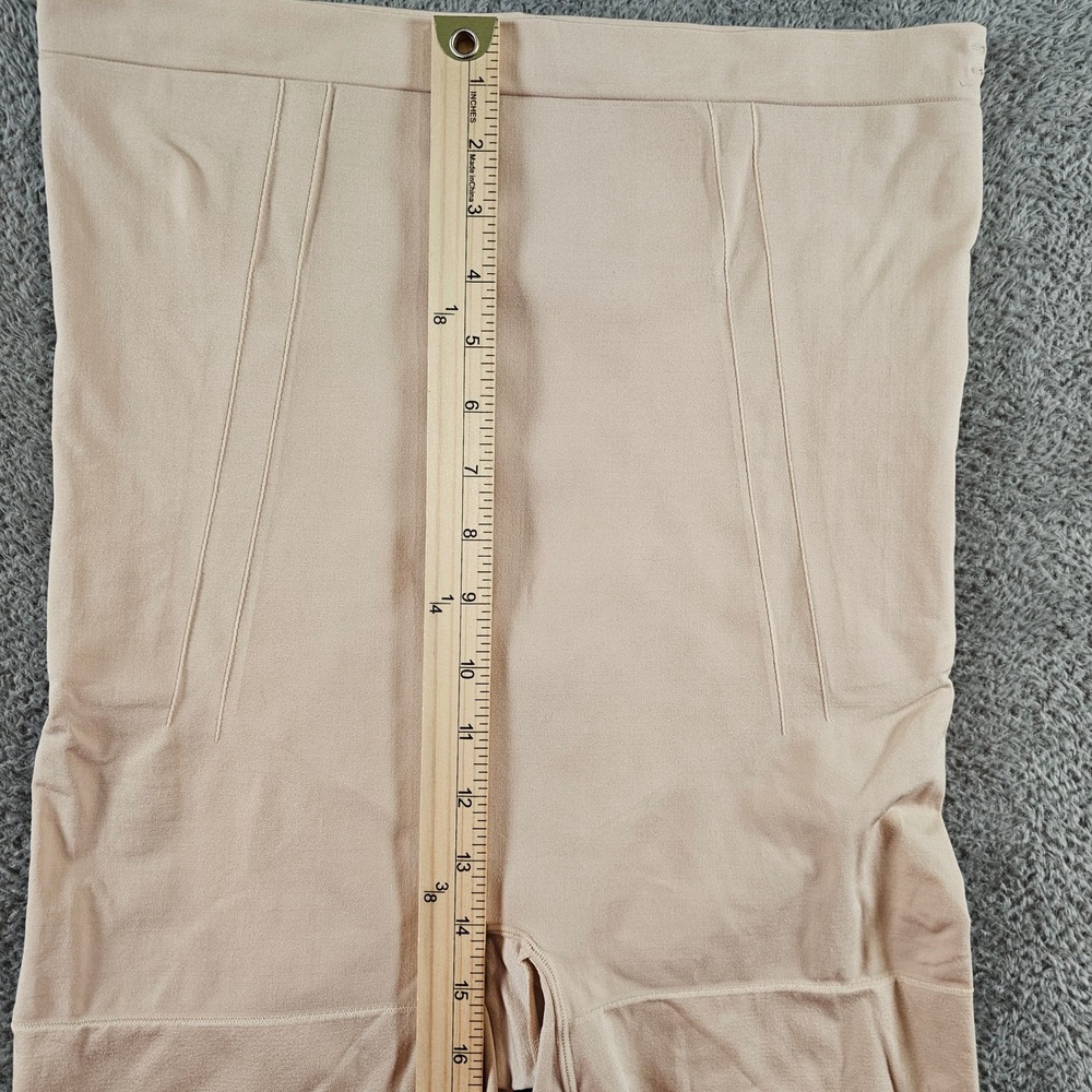 Spanx Higher Power Mid-Thigh Shaper Beige High Waist PS1915 Womens 2X - Picture 8 of 10